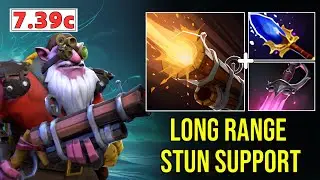 Pos5 Sniper - Long Range Stun Support, No Enemies Can Run! | Dota 2 Pro Gameplay 7.39c.
