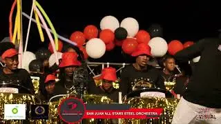 24 SINGLE PAN BANDS SAN JUAN ALL STARS STEEL ORCHESTRA INVENTOR
