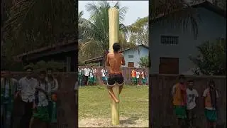 Climbing up on Banana Tree