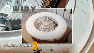 Plafoniera con ventilatore by Wiby Italia powered by Tuya e Home Assistant