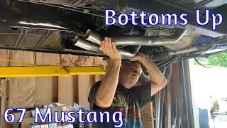 Exhaust, Drive Shaft, Brake lines and fuel lines installed