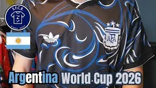 🇦🇷 Распаковка выездной футболки сборной Аргентины Adidas для Чемпионата мира 2026 года [Kitsoc] #...