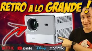 WANBO DaVinci 1 Pro el Mejor Proyector Portátil de 2024 con Google TV y CHROMECAST