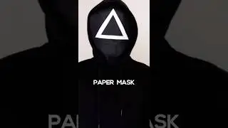 Squid Game PAPER Mask, how to make squid game PAPER mask DIY