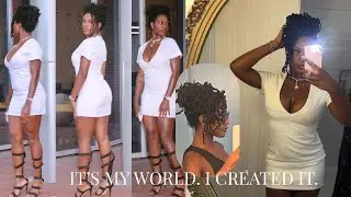 EXPERIENCE WITH ME: NIGHT OUT, THRIFT SHOPPING, AND STYLING MY LOCS