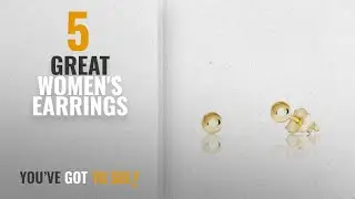 10 Best Gold Ball Earrings [2018]: Premium 14K Yellow Gold Ball Stud Earrings (3mm - Yellow Gold)