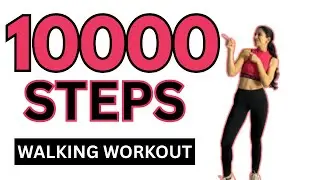 60 Minute Indoor Walking Workout for Weight Loss | 10,000 Steps at Home | Belly Fat Burning Walk