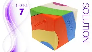 Bobby's Cube plastic puzzle from Puzzle Shed - Solution