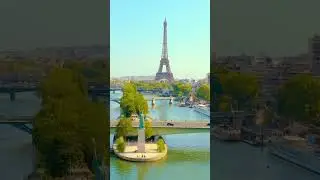 PARIS, FRANCE by Drone - 4K Video Ultra HD [HDR]
