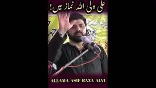 Ali un wali Ullah namaz mai!#|Allama Asif Raza Alvi#shorts#viralvideo |watsappstatus #viralvideos |