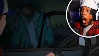 1 hour of Coryxkenshin watching horror shorts party videos 
