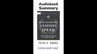How Legendary Leaders Speak written by Peter D. Andrei. - Summary Audiobook