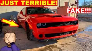 MOPAR FAN BOYS SHOULD BE ASHAMED OF THEMSELVES FOR MAKING THIS HELLCAT CHALLENGER A WIDEBODY *AWFUL*