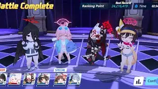 [Blue Archive EN] GOZ Raid Indoors Insane mode | 24,216k pts