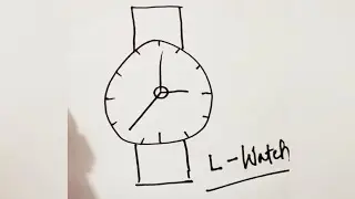Easy wall clock drawing।Easy wall clock drawing/How to draw wall clock step by step।watch drawing