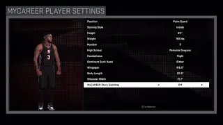 NBA 2K16 MyCareer - Damian King #1 | Creation Video