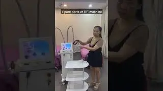 6.78Mhz monopolar rf body skin tightening anti celulite professional machine