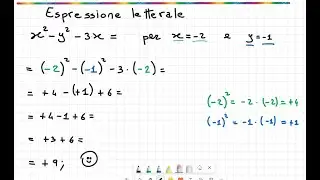 Espressione letterale #calcololetterale