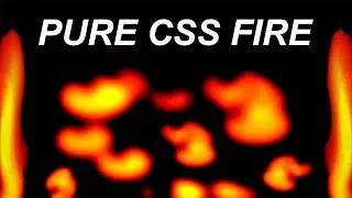 Pure CSS Fire HTML CSS - FOT