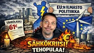 Sähkölasku räjähtää – EU:n ilmastopolitiikka ajaa Suomen tehopulaan
