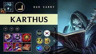 Karthus Carry vs Draven - KR Challenger Patch 25.24