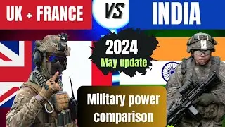 UK and France vs India military power comparison 2024 new | May update | #powercomparison #india