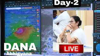 Day-2/Live DANA - Odisha Super cyclone landfall #DANA #LIVE #abhigyana #windyapp #zoomearth #weather