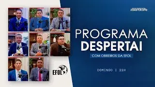 Programa Despertai | 01/02/2026 | Domingo | NOITE | @IPJCOFICIAL | EFOL