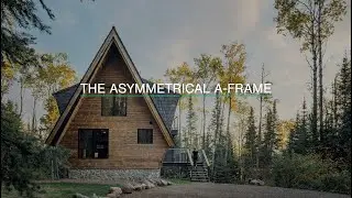The Asymmetrical A-Frame | Design vs. Build #architecture #cabin #home #homedesign