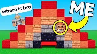 I Pretended to be my ENEMIES BEDS in Roblox Bedwars..