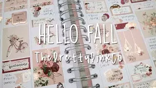 Memory plan with me | Hello Fall | The Pretty Pink Co
