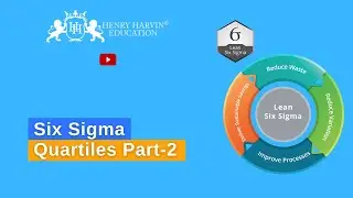 Six Sigma Quartiles Part 2 | Best Lean Six Sigma Black Belt Tutorial For Beginners |@henryharvin