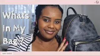 What's In My Backpack Purse 2019  | ABBY DANIEL