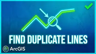 How to Find Duplicate Lines - Lines on Top of Lines in ArcGIS Pro | ArcGIS Pro