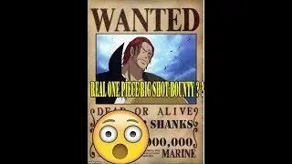 BLACKBEARD,SHANKS,KAIDO,BIGMOM,WHITEBEARD,ROGER BOUNTY REVEAL!!!