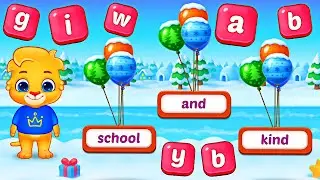 Preschool ABC Alphabet Kids Game - Learn to Read Words with Little Lion