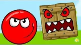 Игра Красный шар Game Red Ball #10 Блином быть не согласен