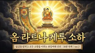 옴 라트나 케투 소하 | 앞길을 밝히고 모든 소망을 이루는 보당여래 진언 | 30분 반복ver2