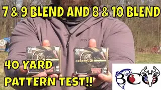 patterning the Federal TSS turkey loads with my 20 gauge mossberg 500 | bco |