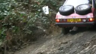 Exeter Trial 2013. Simms Hill. Ford Escort