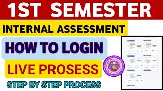 SOL 1st Semester Internal Assessment Login Process 2025 | Step by Step Live Process