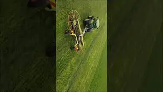 First cut silage vertical #farming #nz #nzfarming #agriculture #tractor #agri #drone #farm #farmer