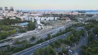 Campolide, Lisboa, Portugal - Drone 4K