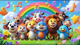 Animal Learn Song 🎵 | Fun Animal Sounds for Kids