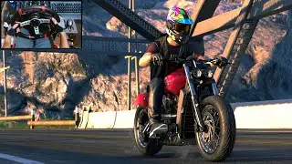 100 BHP Indian Scout Cruiser Edition - The Crew 2 | DIY Steering Wheel Shifter Gameplay