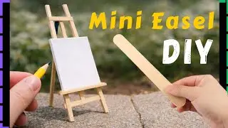 Building a Realistic Miniature Easel | Tutorial | DIY Build ASMR !