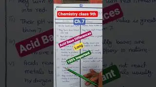 Кислоты и основания | Различия | Химия, 9 класс, глава 7 | Умная программа | Экзамен