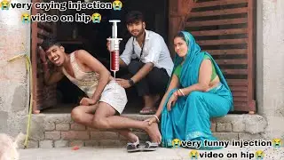 girl injection in hospital funny | doctor injection cartoon video | village doctor funny comedy vide