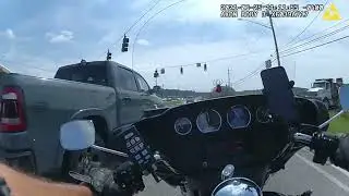 Close Calls!! Motor Officers Hi Speed Pursuits!! 