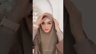 French Khimar Hijab Tutorial #hijab #shorts